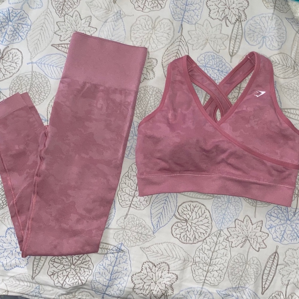 Gymshark Camo Seamless Set